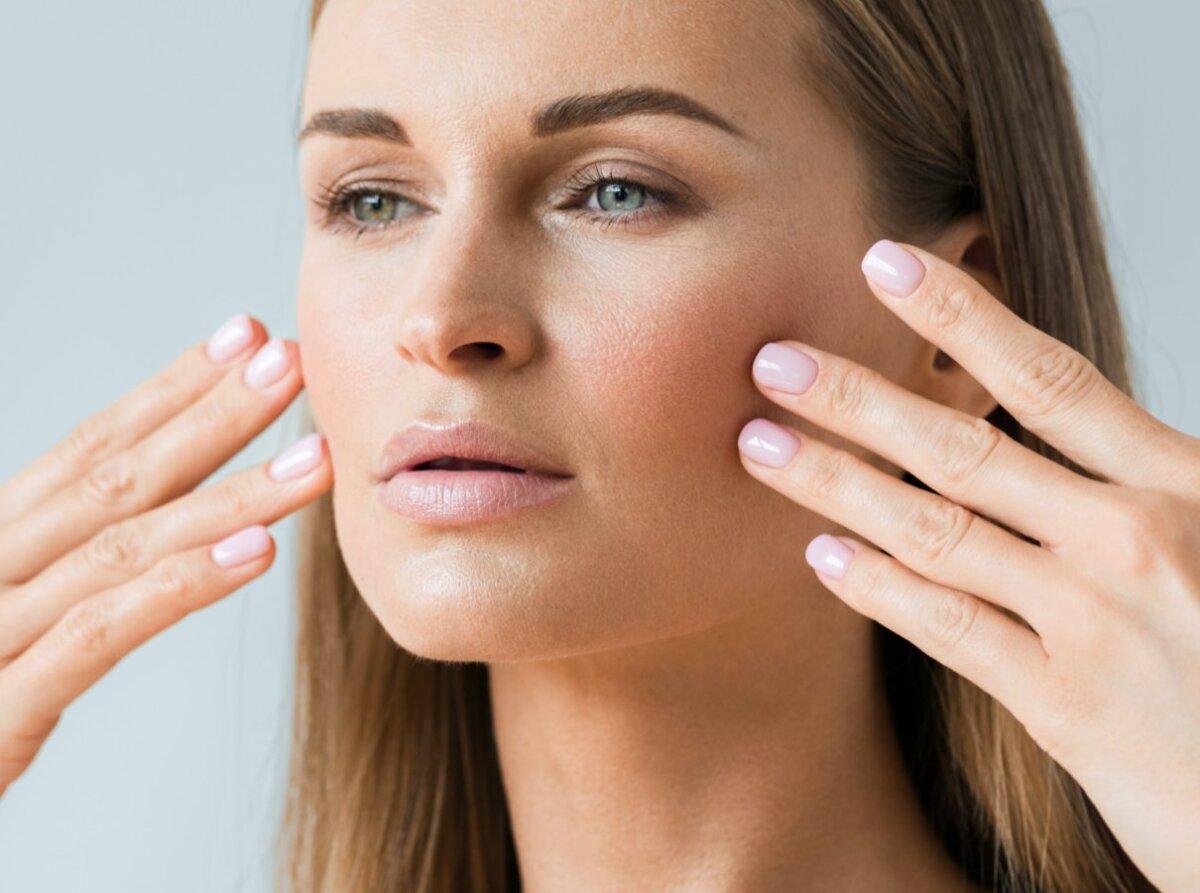 Skin care woman face healthy skin beauty